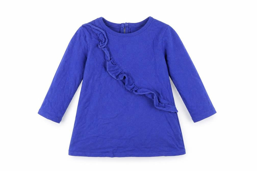 m&S Girls Blue   Fit & Flare  Size 6-9 Months