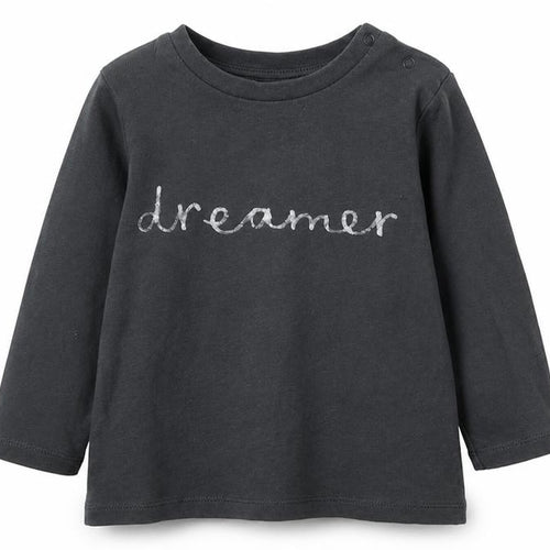 Marks and Spencer Boys Grey Batik Jersey Basic T-Shirt Size 12-18 Months  - dreamer