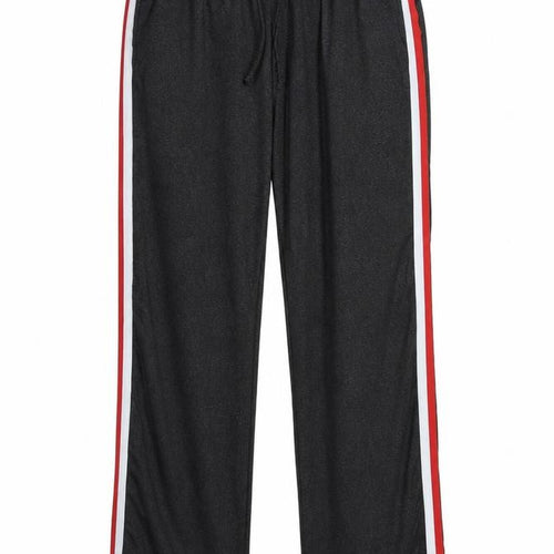 SHOSHO Womens Black   Sweatpants Trousers Size L L28 in