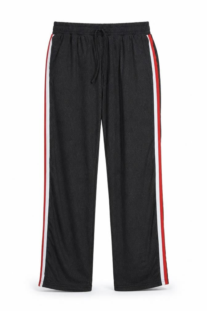 SHOSHO Womens Black   Sweatpants Trousers Size L L28 in