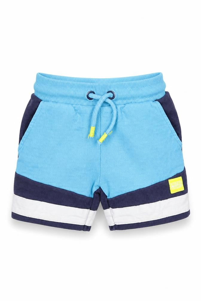 Front view of George Baby Blue Jogger Trousers, size 12-18, Months