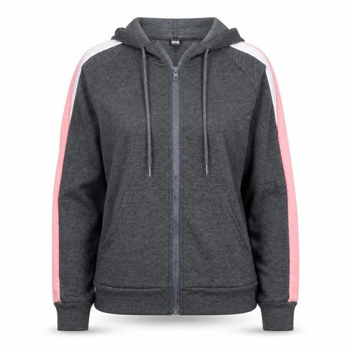 Hawiton Womens Grey   Full Zip Hoodie Size S
