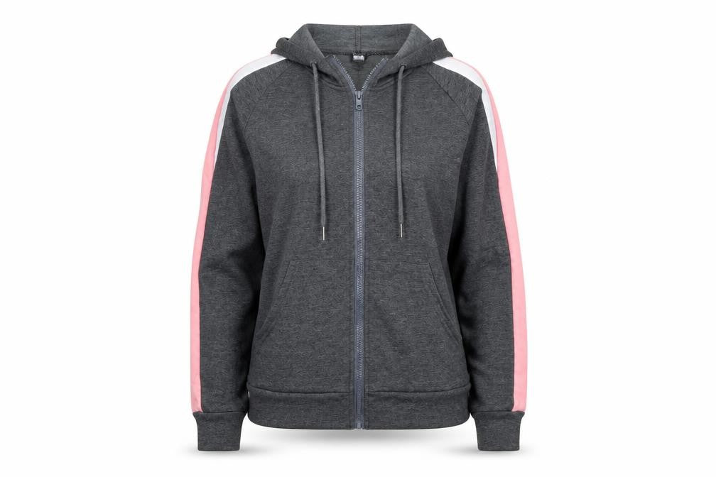 Hawiton Womens Grey   Full Zip Hoodie Size S