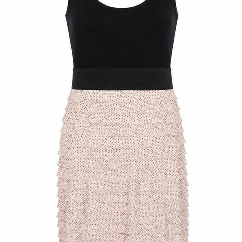 New Look Womens Pink Polka Dot  Tank Dress  Size 8