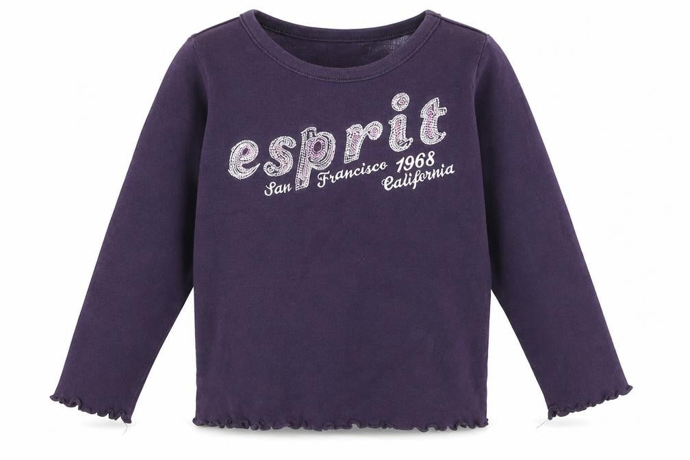 ESPRIT Girls Purple   Basic T-Shirt Size 2-3 Years