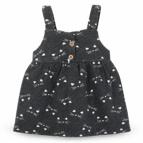 F&F Baby Grey   Fit & Flare  Size 18-24 Months  - Cat Faces