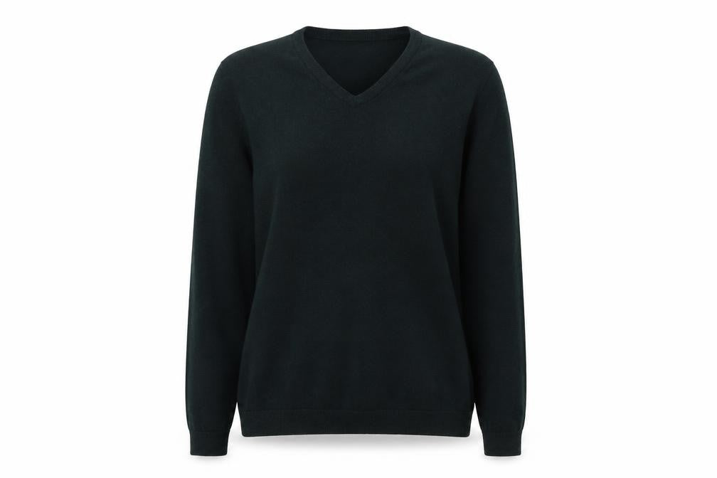 Front view of TU women’s green pullover sweatshirt, size M