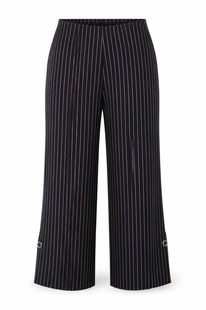 Zara Womens Blue Striped  Trousers  Size 8 L26 in