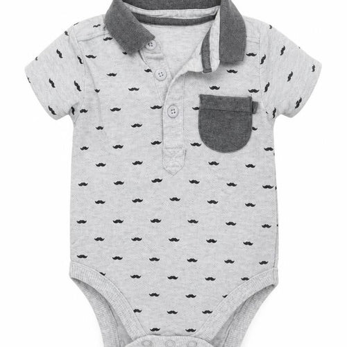 George Baby Grey Geometric  Babygrow One-Piece Size 3-6 Months