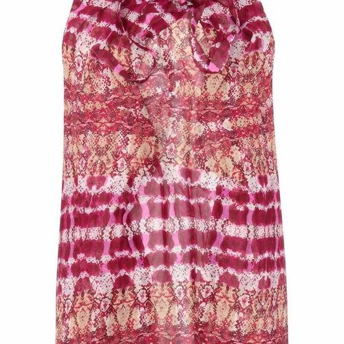 ASOS Womens Pink Striped  Wrap Blouse Size 10  - swim cape