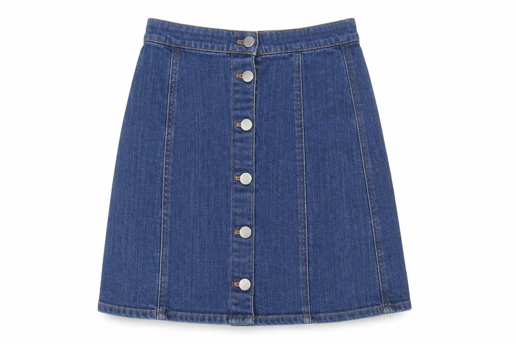 H&M Womens Blue   Straight & Pencil Skirt Size 4
