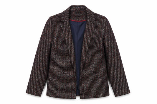 Front view of George women’s multicoloured jacket blazer, size UK 10
