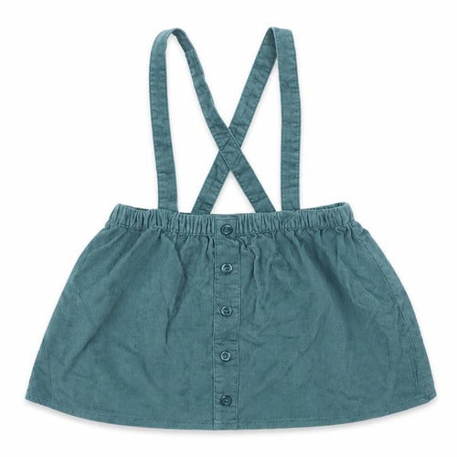 George Girls Green  Corduroy Pinafore/Dungaree Dress  Size 12-18 Months