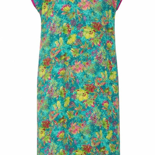 Joban Womens Green Floral   Dress Size L