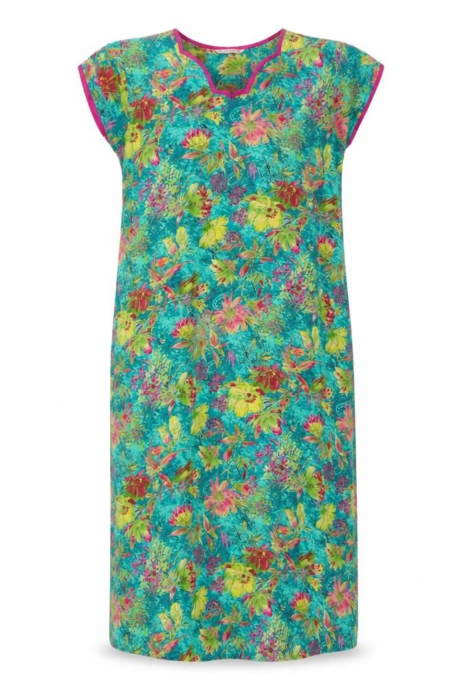 Joban Womens Green Floral   Dress Size L