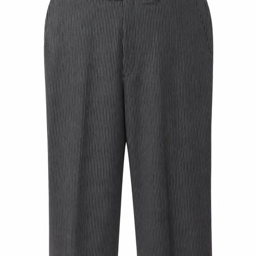 Preworn Womens Grey Striped  Trousers  Size L L23 in