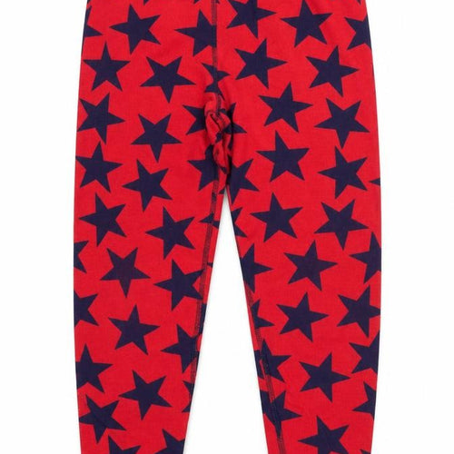Marks and Spencer Girls Red Geometric   Pyjama Pants Size 9-10 Years