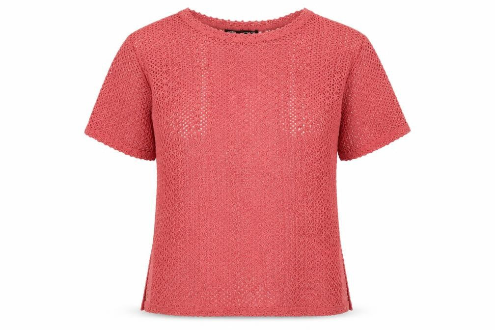Front view of Zara women’s pink camisole blouse, size M