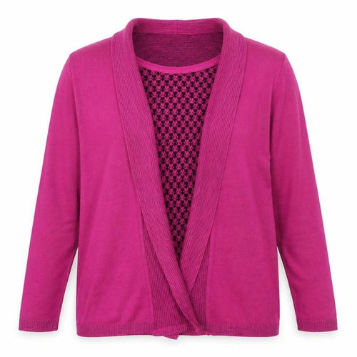 Impressions Womens Purple   Cardigan Jumper Size L