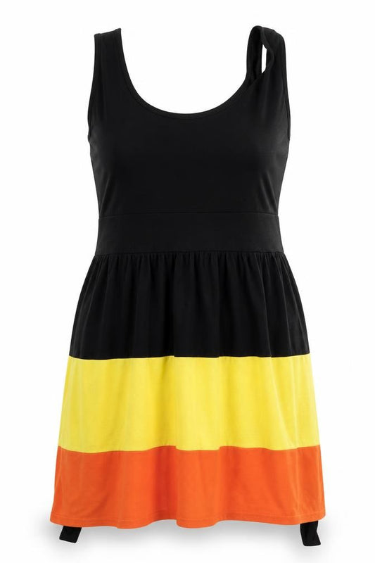 Front view of Dolls women’s multicoloured basic tank, size M