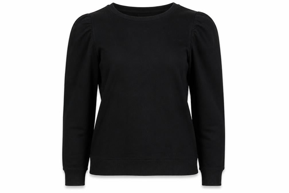 Front view of Zara women’s black jumper, size S