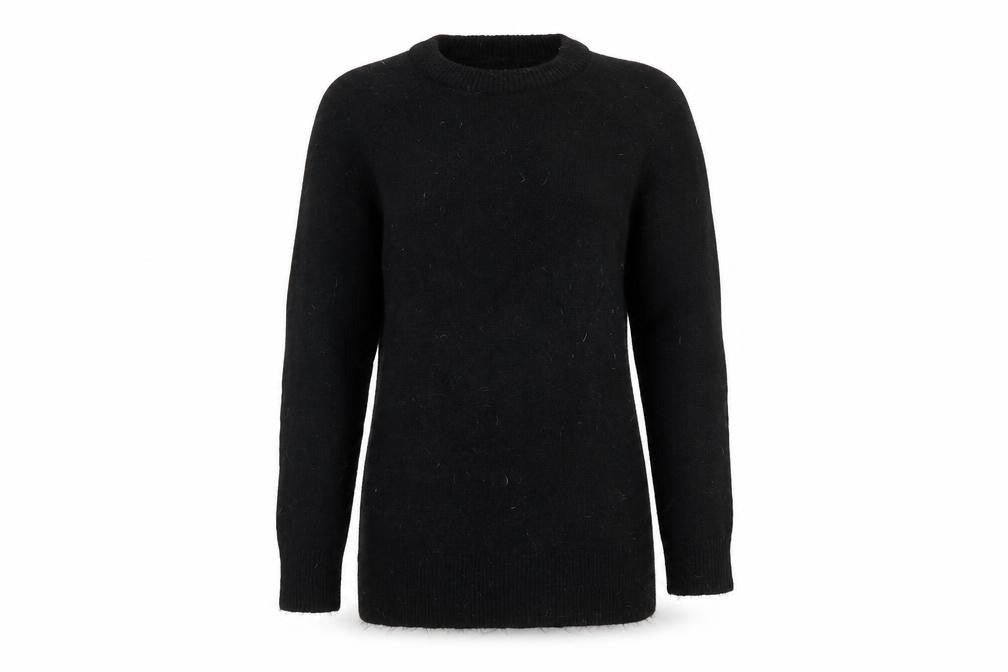 Front view of New Look women’s black jumper, size S