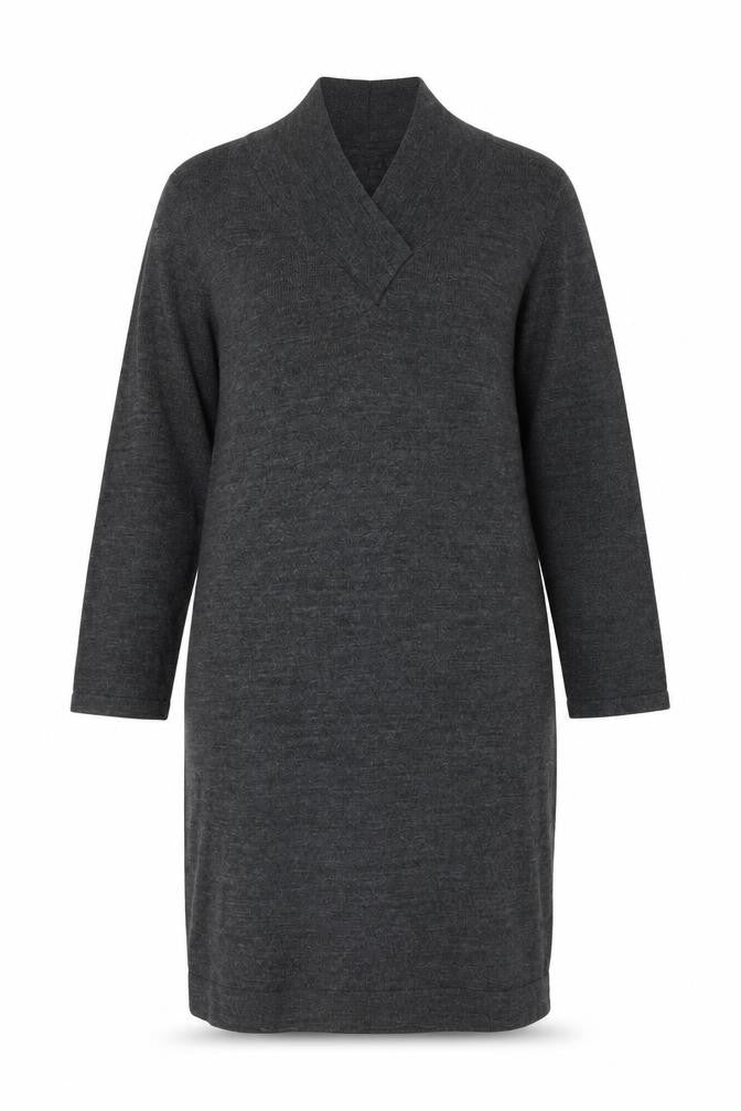 Front view of Connected women’s grey bodycon, size L