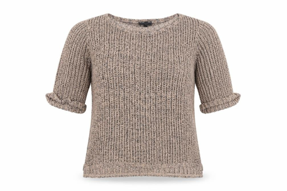 Front view of Topshop women’s pink jumper, size UK 8