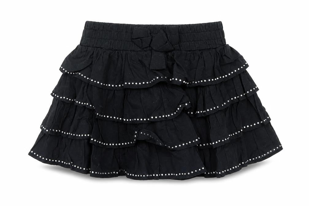 Boboli Girls Black   A-Line Skirt Size 4 Years