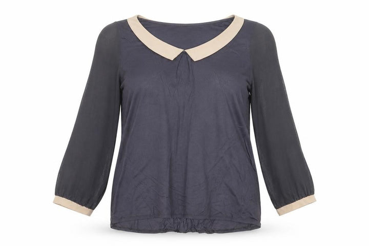 Oasis Womens Blue   Basic Blouse Size L