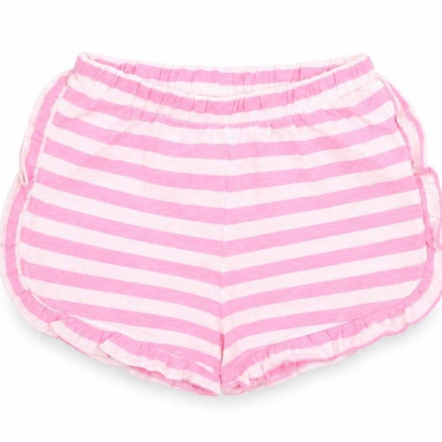 Matalan Girls White Striped  Cut-Off Shorts Size 4-5 Years