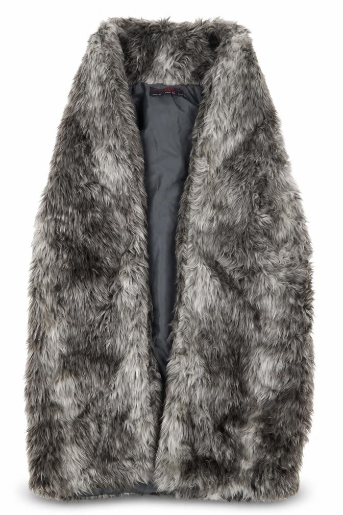 Front view of New Look women’s grey jacket, size UK 8