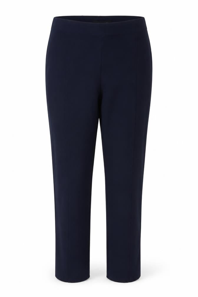 Front view of Atmosphere women’s blue trousers, size UK 12, 20-inch leg