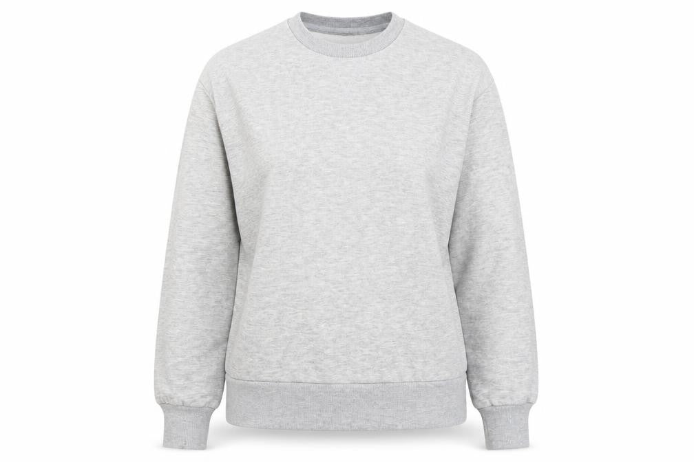 Front view of Primark women’s grey jumper, size XS