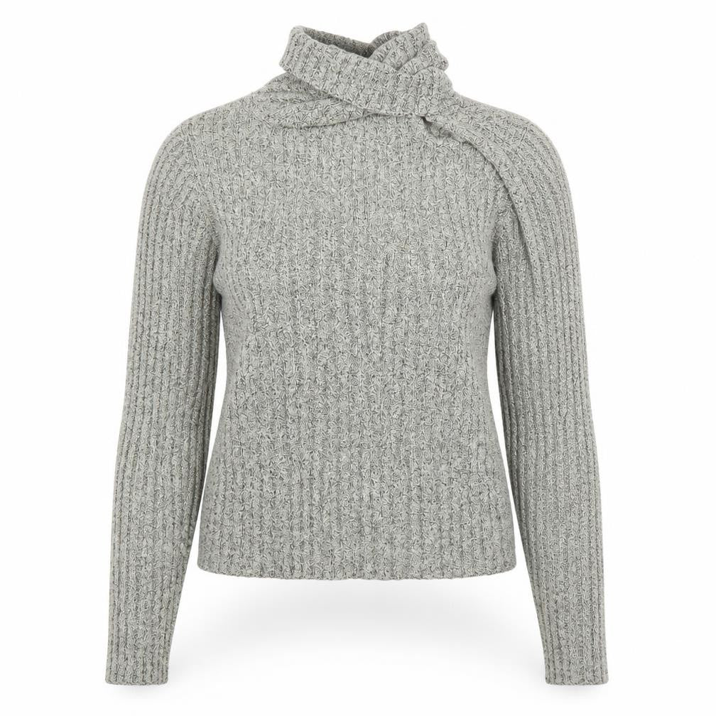 Front view of Preworn women’s beige jumper, size S