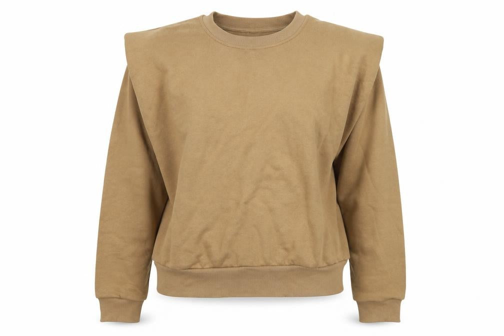 Front view of H&M women’s brown jumper, size M