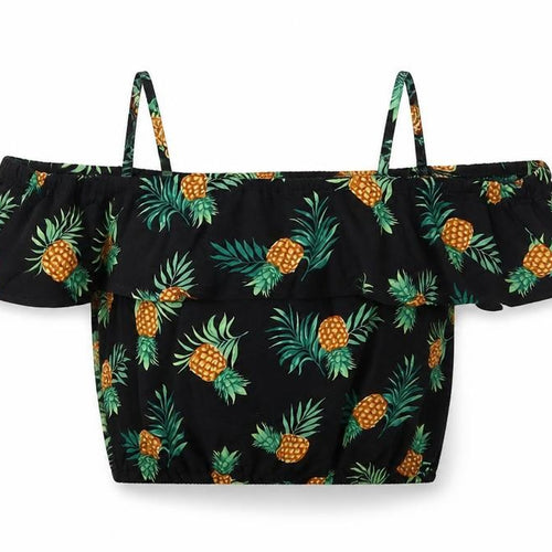 New Look Girls Black   Cropped Blouse Size 12 Years