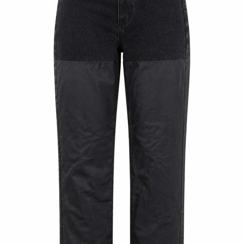 Misspap Womens Black  Denim Straight Jeans Size 6 L34 in