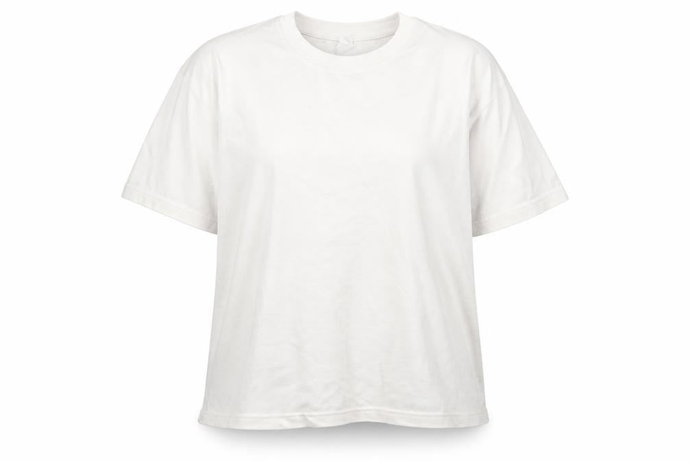 Front view of Divided women’s white basic t-shirt, size L