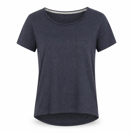 Front view of Next women’s grey basic t-shirt, size XS, - pocket