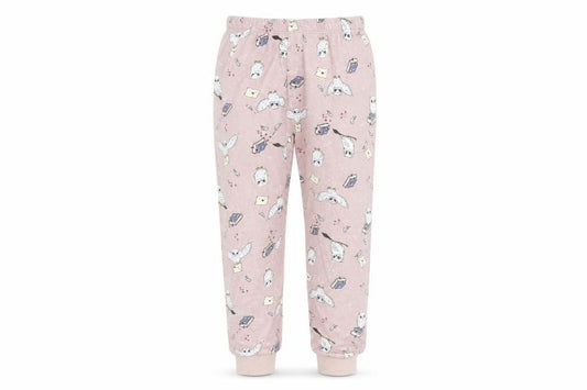 Front view of H&M girls’ pink sweatpants, size 3-4, years