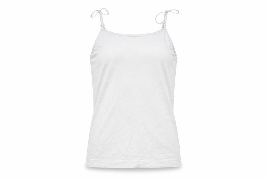 Front view of Atmosphere women’s grey basic t-shirt, size S