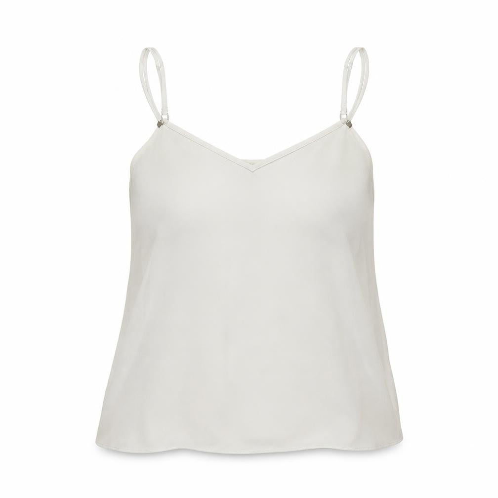 River Island Womens White   Basic Tank Size 10