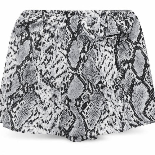 Rebellious Womens Grey Animal Print  Hot Pants Shorts Size 10