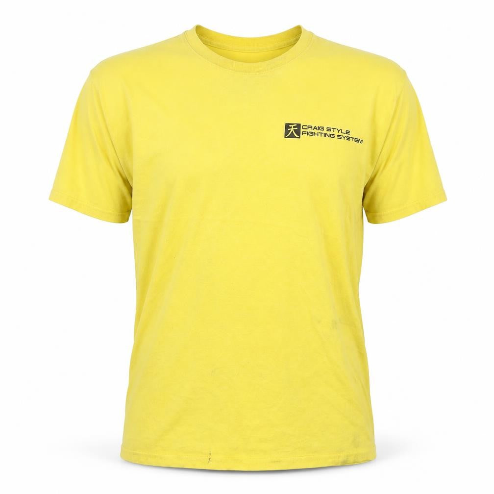 Preworn Mens Yellow    T-Shirt Size M