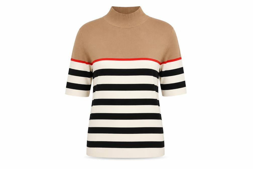 Next Womens Multicoloured Striped  Pullover Jumper Size 10