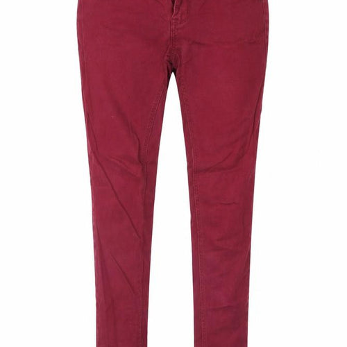 Domaine Womens Pink  Denim Skinny Jeans Size S L29 in