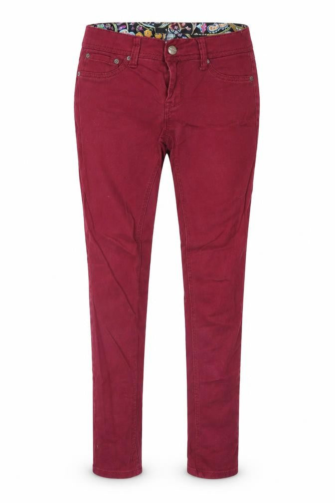 Domaine Womens Pink  Denim Skinny Jeans Size S L29 in