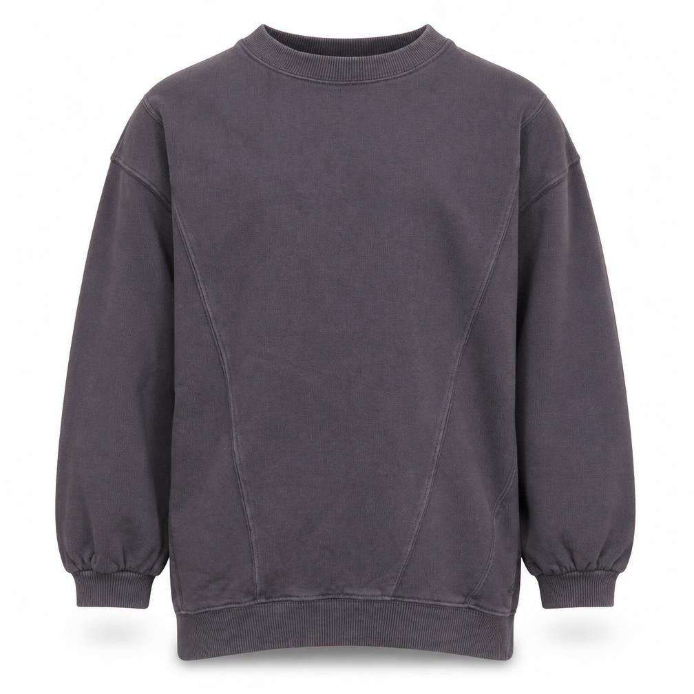 Front view of Next boys’ grey pullover sweatshirt, size 7, years