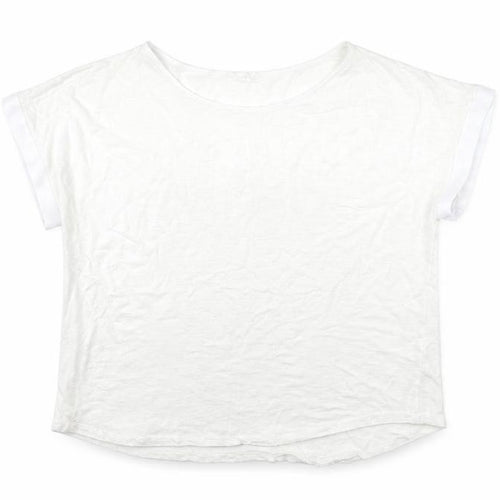 Oasis Womens White   Basic T-Shirt Size XL